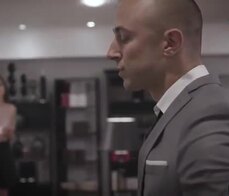 Teen stepdaughter fucked the CEO to save her dads job