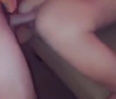 Hot girl doing anal doggy style