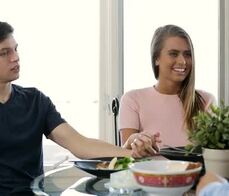 Newlywed stepdaughter teen blows and fucks her stepdad