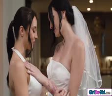 That wedding dress needs to come off so I can eat your pussy