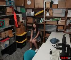 Teen thief faces a felony or has to fuck the security guard