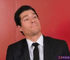 Two dudes won a pornstar at an auction time for DP sex