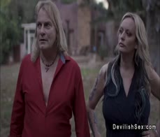 Almost married man fucks blue haired high school love