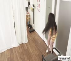 Kinky TS and her pervert doctor bareback fuck each other