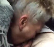 Cum in mouth (almost)