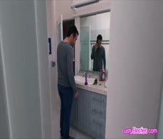 Sexy prank turns to foursome with hot besties