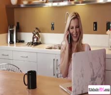 Blonde wife licking n ass fucking big tits lesbian neighbor