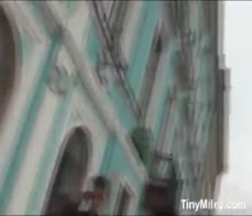 Teen showering naked in hotel room