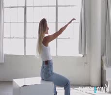 Petite blonde teen babe from the Ukraine is named Irina Ri