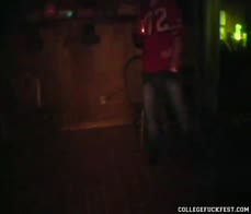 Cock sucking coed whore gets banged