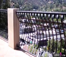 Lesbian MILF Rachael Cavalli pervs on hot teen dancing and it turned her on