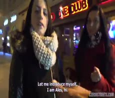 Czech Streets 101  Slovak party girl Lucia