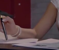 BUMS BUERO - Hardcore interracial office fuck with hot German MILF boss and BBC