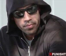 Fragile blonde teen gets her shaved pussy fucked rough