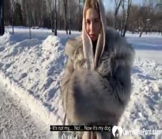 Picked up babe thanks me with hard sex