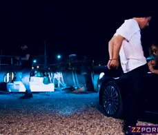 Nerdy college student blonde chick double penetrated