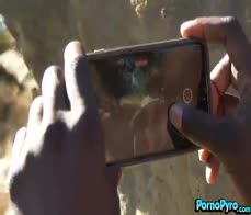 Short Haired Blonde Skye Blue Rides BBC Reverse Cowgirl