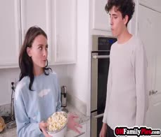 My hot stepsister loves to share but she wants my dick just for herself