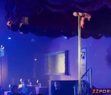 Hot stripper chick in lusty lingerie fucked in her ass