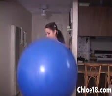 Chloe teen gets wet fingering herself