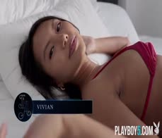 Petite Asian teen model Vivian goes fully nude for Playboy