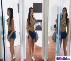 My hot petite maid is cleaning naked should I take the hint?