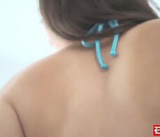 Petite doll Casey Calvert gaping anal fucked by a huge cock