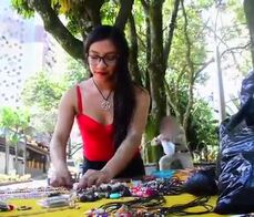 CARNE DEL MERCADO - Naughty pickup and fuck with sexy brunette Colombian newbie Eva Cuervo