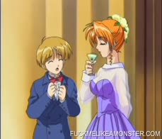 Class reunion anime fuck action with hot teen