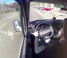 BUMS BUS - Hot hard bus sex with small-titted German redhead teeny Scarlett Scott