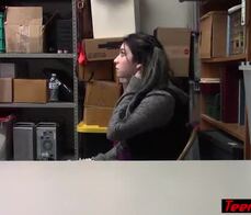 LP officer fucked his chubby teen thief stepdaughter