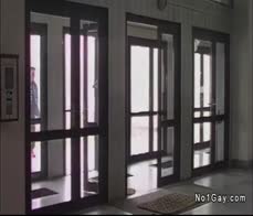 Two young studs suck and anal fuck in the dance studio