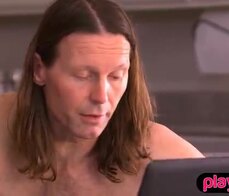 Sexy couple finds a teen for their first threesome