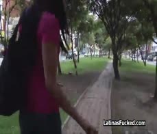 Big tit Latina pays debt with her pussy