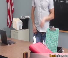 Super sexy teacher gave me a surprise at detention and it was really nasty
