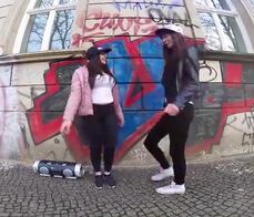 BUMS BUS - Sexy big-titted German babe Wild Vicky rides cock in the bus