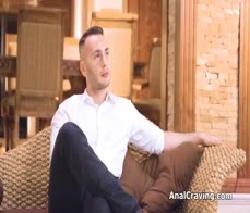 Seducing big dick with butt plug and lingerie