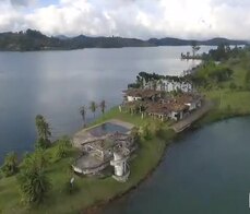 NARCOS X - Wild Colombian fuck indoors and outdoor threeway at the lake house