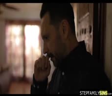 Stepdaughter masturbating then fucking stepdad and squirts