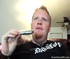 Cheating teen slut caught sucking on cock