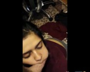 Amateur Indian girl's POV blowjob | Cumlouder.com