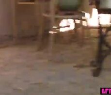 Perverted lesbian teens fingered the nervous counselor