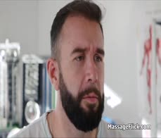 Special massage therapy by hot blonde doctor