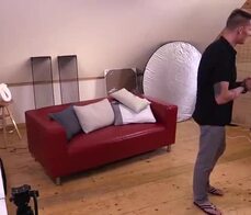 MY NAUGHTY ALBUM - Beautiful European blondie gets facial during photoshoot