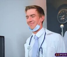 Awesome blonde in heels fucked by her plastic surgeon