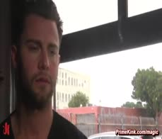 Captured babe Juliette March rough fucked by Seth Gamble in bondage