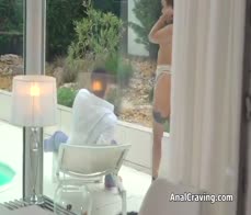 Balls deep anal with PAWG brunette hottie