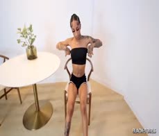 BLACK TGIRLS - Mari Tha Donn Flaunts Her Slim Sexy Body