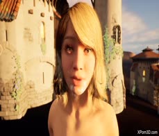 3D Porn Facial teen JOI cum on my face Teaser Deepthroat Facefuck Gagging