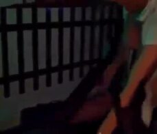 French girl and black stranger